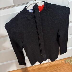 St. John Sport by Marie Gray Dark Knit Top